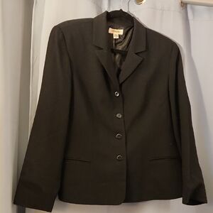 Talbot's Petites Black Wool Blazer Size 16P